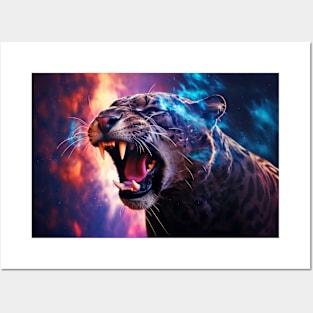 Panther Animal Bird Majestic Wilderness Surrealist Posters and Art